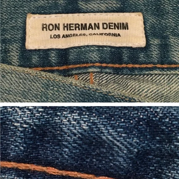 Ron Herman Denim 02 West Coast ButtonFly straight leg 29x34